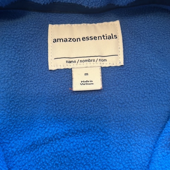 Amazon Essentials Polar Fleece Vest Blue Size M - Picture 4 of 6